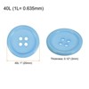 Unique Bargains Sewing Resin Round Flat 4-Hole Replacement Craft Buttons 20 Pcs - 2 of 4
