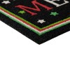Northlight Black Coir "Merry" Christmas Doormat 18" X 30" - 4 of 4