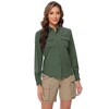 Women's UPF 50+ UV Sun Protection Safari Shirt Back Mesh-Lined Long Sleeve Button Down Fishing Shirts Hiking Shirts Travel Shirts for Women - 4 of 4