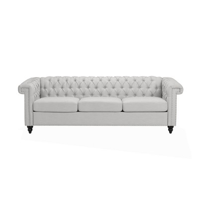 NicBex 83 Inch Morden 3-Seater Sofa Couch with Button Tufting and Nail Head for Living Room,Office,Apartment