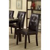 NicBex Set of 2 Dining Chair PU Leather Upholstered Tufted Side Chair with Cushion Seats for Dining Room,Kitchen,Dark Brown - 2 of 4