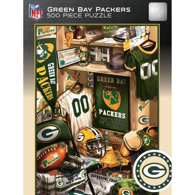 MasterPieces 500 Piece Puzzle - Green Bay Packers Locker Room - 15"x21"