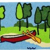 Jellybean Canoeing Doormat 20"x30" – Colorful Indoor/Outdoor Accent Mat - 3 of 3