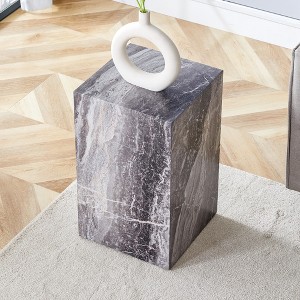 modern MDF coffee table, which showcases gray textured patterns. It is characterized by stylish design. - 1 of 1
