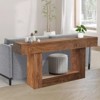 63" Console Table, Farmhouse Narrow Entryway Table , Long Sofa Table, Console Tables for Entryway - 4 of 4