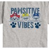 Boys' - Paw Patrol - Pawsitive Vibes Rubble Marshall Chase Short Sleeve Graphic T-Shirt - 2 of 4