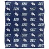 St. Edward'S University Logo Pattern Silky Touch Blanket White 50x60 - 2 of 4