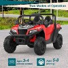 Ride On Dump Truck, 24V Ride On Car with Remote Control, Electric Dump Bed and Extra Shovel, Ride On Tractors Car with Music Player, Red - 4 of 4