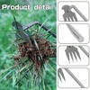 Itopfox Stainless Steel Manual Weeding Tool, 4-Tooth Garden Weed Puller for Plants, Yards, Farms, Easily Remove Dandelions, Burdock & Invasive Weeds - 4 of 4
