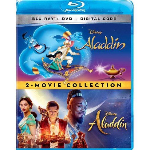 Aladdin Animated Live Action 2 Movie Collection Blu Ray Dvd Digital Target