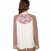 Women's Varsity Waffle Knit Top - POL - 3 of 4