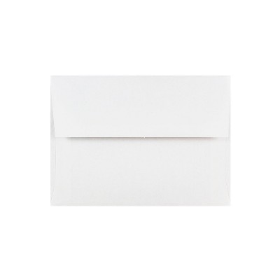 A7 Invitation Envelopes with Gold Lining for Wedding (White, 5x7