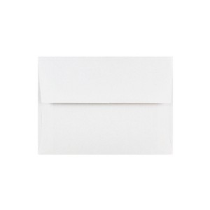 JAM Paper A6 Invitation Envelopes 4.75 x 6.5 White 31820 - 1 of 2