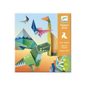 DJECO Origami Paper Craft Kit - Dinosaurs (Level 2), Includes 24 Sheets, Ages 6-11 - 1 of 4
