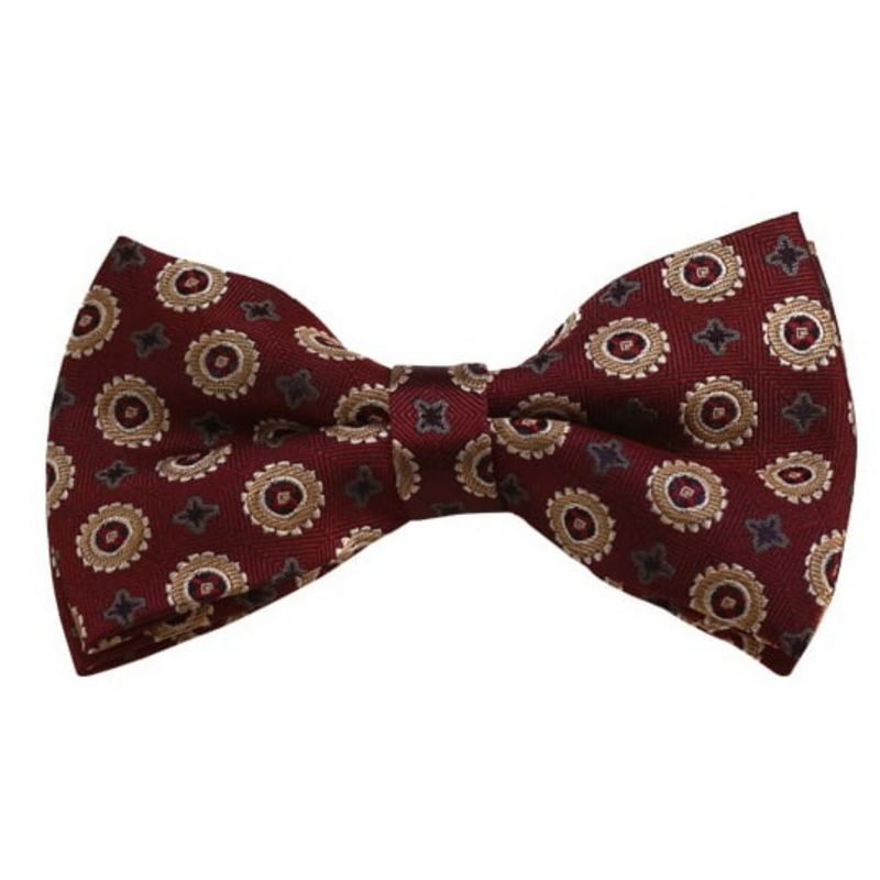 Men's Floral Color 2.75 W And 4.75 L Inch Pre-Tied adjustable Bow Ties, 1 of 3