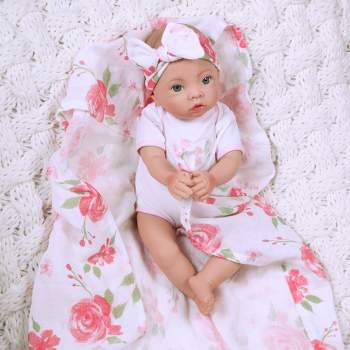 Paradise Galleries Real Life Baby Doll The Princess Has Arrived. 20 Inch Reborn  Baby Girl Crafted In Silicone - Like Vinyl & Weighted Cloth Body : Target