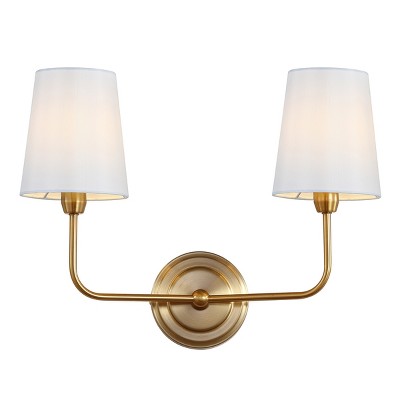 Ezra Brass Gold Adjustable Arm Wall Sconce