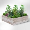 CedarCraft Ground Cedar Planter Square Outdoor Garden Bed Natural 36"x36"x10.5": Easy to Assemble, Rot-Resistant - image 3 of 3