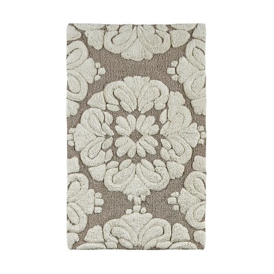 2pc Medallion Collection 100% Cotton Bath Rug Set Beige/Natural - Better Trends