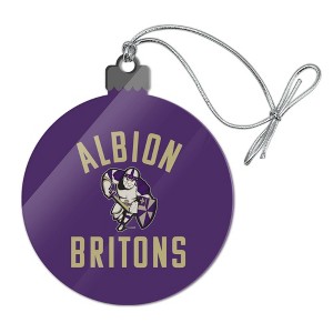 Albion College Britons Logo Acrylic Christmas Tree Holiday Ornament - 1 of 4