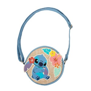 Disney Stitch Flowers 17.5 CM Women's Crossbody Bag - 1 of 4