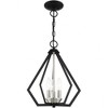 Livex Lighting Prism 3 - Light Chandelier in  Black - 4 of 4