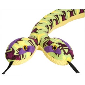 Wild Republic Plush Snake  Siamese Whirlpool Snake Stuffed Animal, 54 Inches - 1 of 1