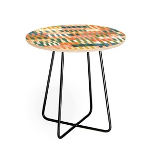 Gigi Rosado Pastel Mosaic Side Round Table - Deny Designs - 1 of 4