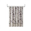 PAGED 72x72 Inch Shower Curtain Modern Cotton Shower Curtain with Large Floral Print for Bathroom, Machine Washable - 4 of 4