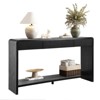 Bella Depot Modern 3-Drawer Console Table with Round Edge Design for Entryway, Hallway or Behind Sofa - 3 of 4