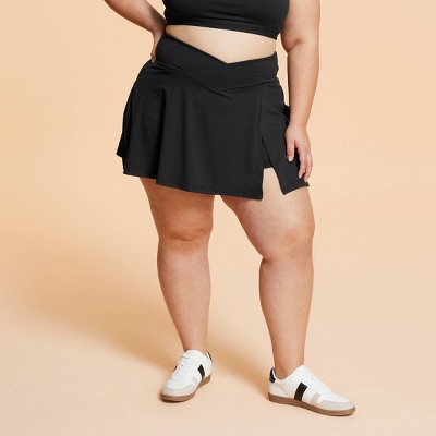 Blogilates Women's Criss Cross Slit High-Rise Skort