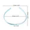 Unique Bargains Women's Classic Elegant Fabric Fine Hairband 5.31"x4.53" 1 Pc - 3 of 4