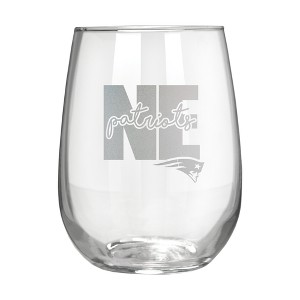 NFL New England Patriots The Vino Stemless 17oz Wine Glass - Clear - 1 of 1