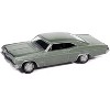 1965 Chevrolet Impala SS 396 Willow Green Metallic "Vintage Muscle" 1/64 Diecast Model Cars by Auto World - 2 of 4