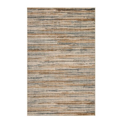 Abstract Modern Lines Indoor Runner or Area Rug by Blue Nile Mills