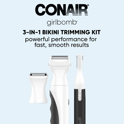 Conair Girlbomb Lithium Ion-Powered 3-in-1 Bikini Trimming Kit - 5ct_5