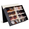 Juvale 8 Slot Sunglasses Organizer Storage, Eyeglasses Holder for Home – Multiple Glasses Display Case (12.7x9.8 in) - 4 of 4