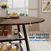 Dinning Room Tables for 4, Round Dining Table Set with Storage, 42 Inch Circle Kitchen Table High Top - 3 of 4