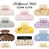 LA Glam Co. Hollywood 3" Claw Clips - All Hair - 2-Pack - 2 of 4