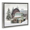 Stupell Industries Winter Rural Vintage Truck & Barn, 31" x 25" - 3 of 4