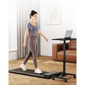 CAVINAS Home Office Desk with 4 Wheels Morden Standing Desk with Height Adjustable for Work - 1 of 4
