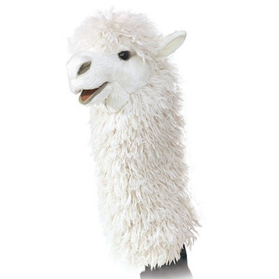 Folkmanis Alpaca Stage Hand Puppet
