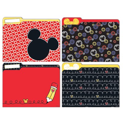 Eureka Mickey Color Pop! File Folders, Pack of 4