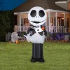 Gemmy  Airblown Inflatable Stylized Jack Holding Zero Disney, 5 ft Tall, Multicolored - 2 of 2