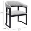 Zuo Anasa Dining Chair Gray - 2 of 2