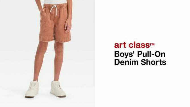 Boys' Pull-On Denim Shorts - art class™, 2 of 7, play video