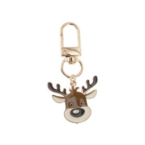 Unique Bargains Christmas Keychain Lobster Clasp Zinc Alloy Multicolor 1 Pc - 1 of 4