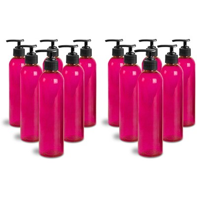 Royal Massage 8oz Bullet Round Massage Oil/Lotion/Liquid Bottle with Saddle Pump