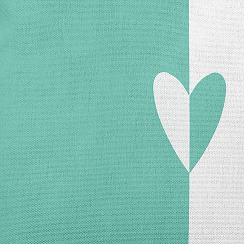 16&#34;x16&#34; Valentine&#39;s Day Modern Heart Square Throw Pillow Spring Green - e by design, 3 of 7