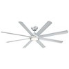 Modern Forms Hydra 8-Blade 80in LED Smart Ceiling Fan in Titanium - 2 of 4